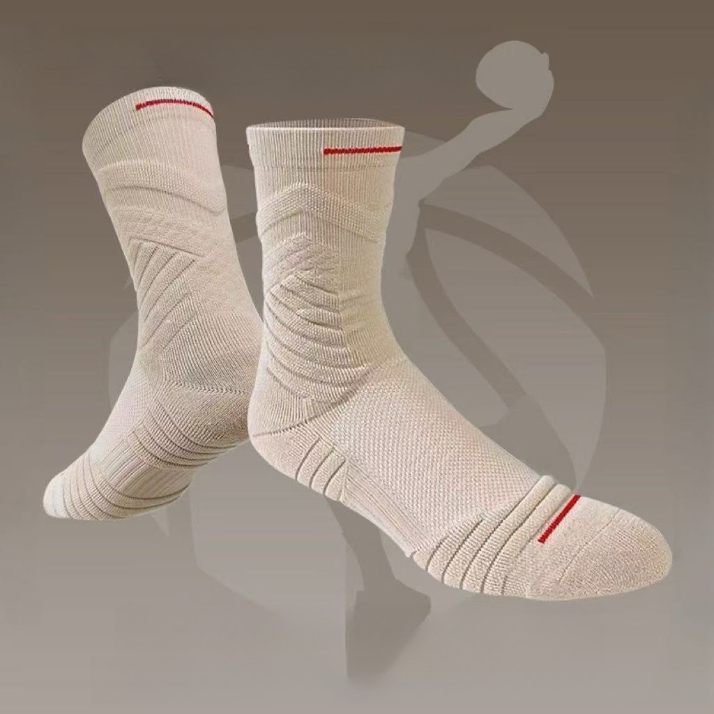 メンズ「ストリートボール」バスケットボールソックス1足 –  - Athletic Sock Cushion のレビューと価格