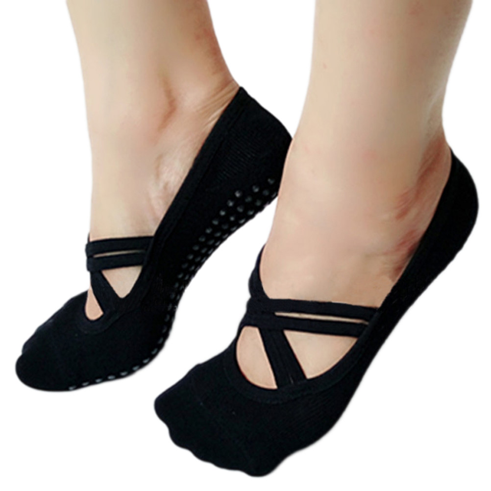 ヨガソックス レディース ブラック ノンスキッド ピラティス - Grip Sock Yoga のレビューと価格