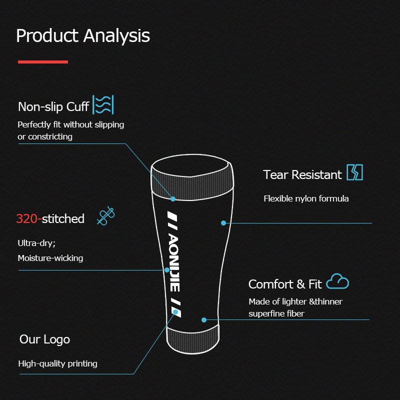 AONIJIE E4405 ニット圧縮脚ふくらはぎスリーブソ - Compression Sleeve Calf のレビューと価格