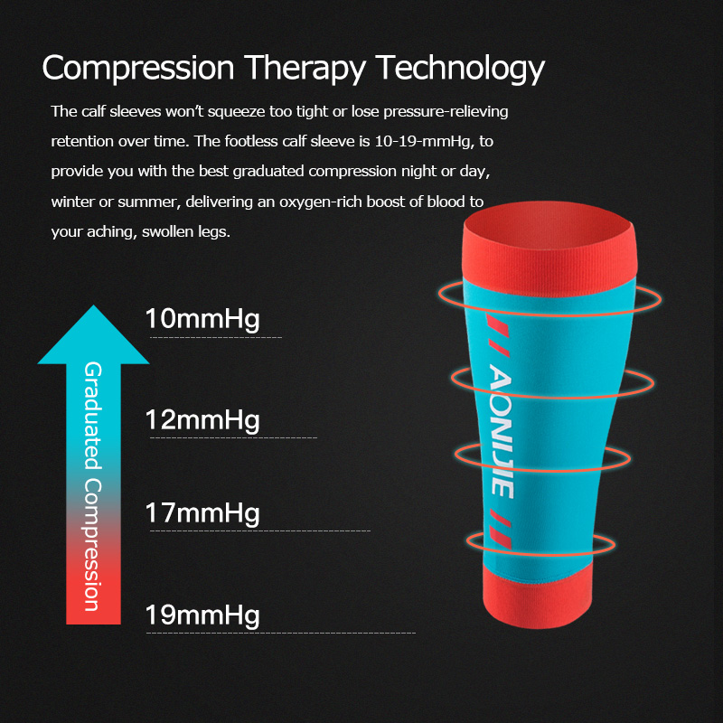 AONIJIE E4405 ニット圧縮脚ふくらはぎスリーブソ - Compression Sleeve Calf のレビューと価格
